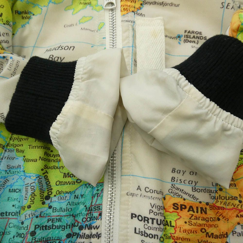 Sacai サカイ 20SS 20-00054K Kids World Map MA-1 キッズ ワールド