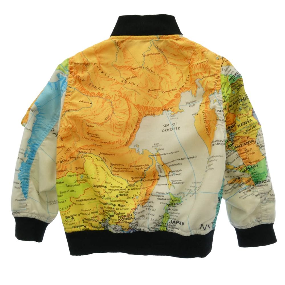 Sacai サカイ 20SS 20-00054K Kids World Map MA-1 キッズ ワールド