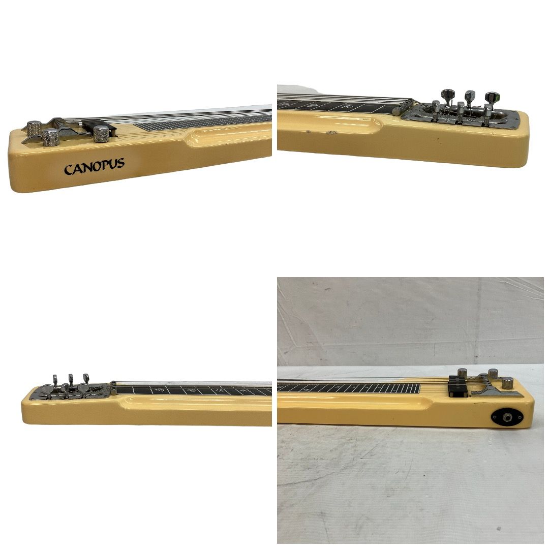 CANOPUS カノウプス6弦スチールギター　ケース、4脚付 CANOPUS 6弦 スチールギター ハワイアン 弦楽器 カノウプス 中古