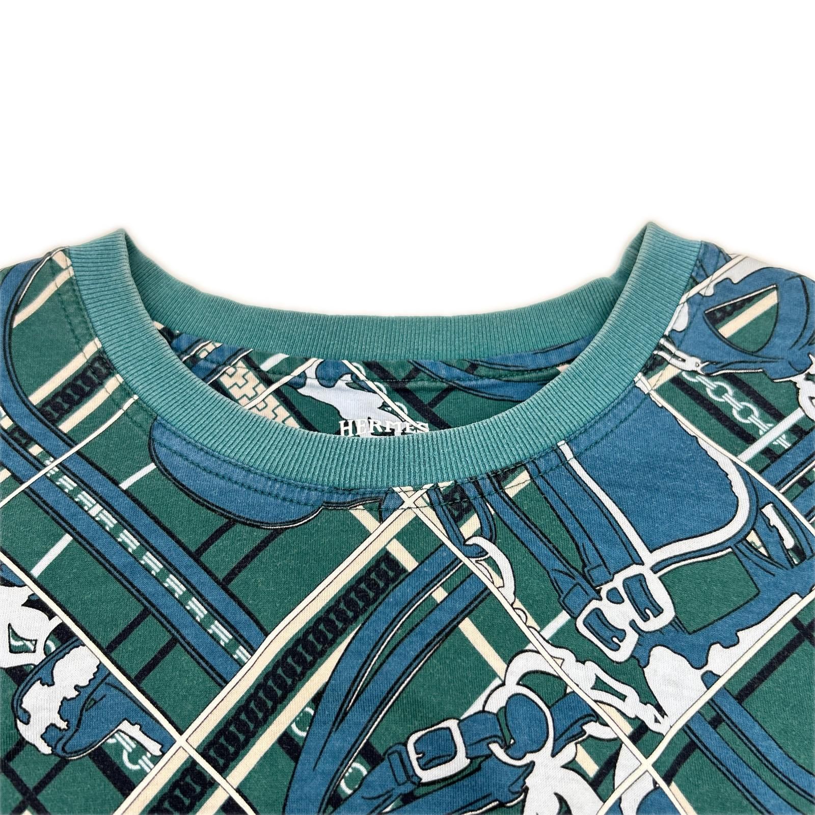 HERMES エルメス 3H4619DX グリーン 23AW EN DESORDRE ET CHAINES T