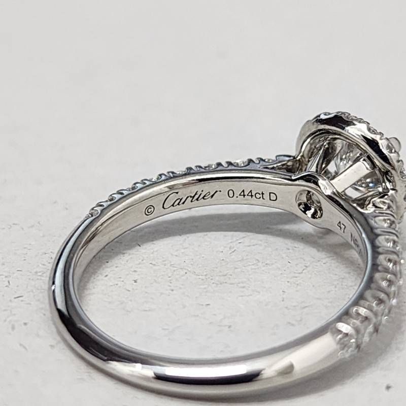 Cartier カルティエ リング デスティネソリテール Pt950 47サイズ 7号
