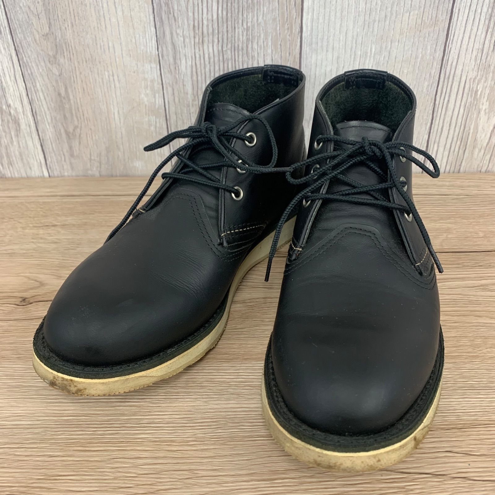RED WING レッドウィング チャッカブーツ ブラック 黒 USA製 26cm 3148