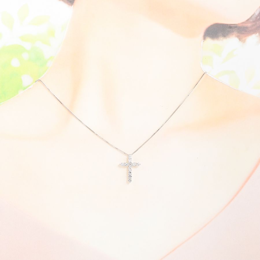 no-brand ノンブランドジュエリー ネックレス クロス - メルカリ