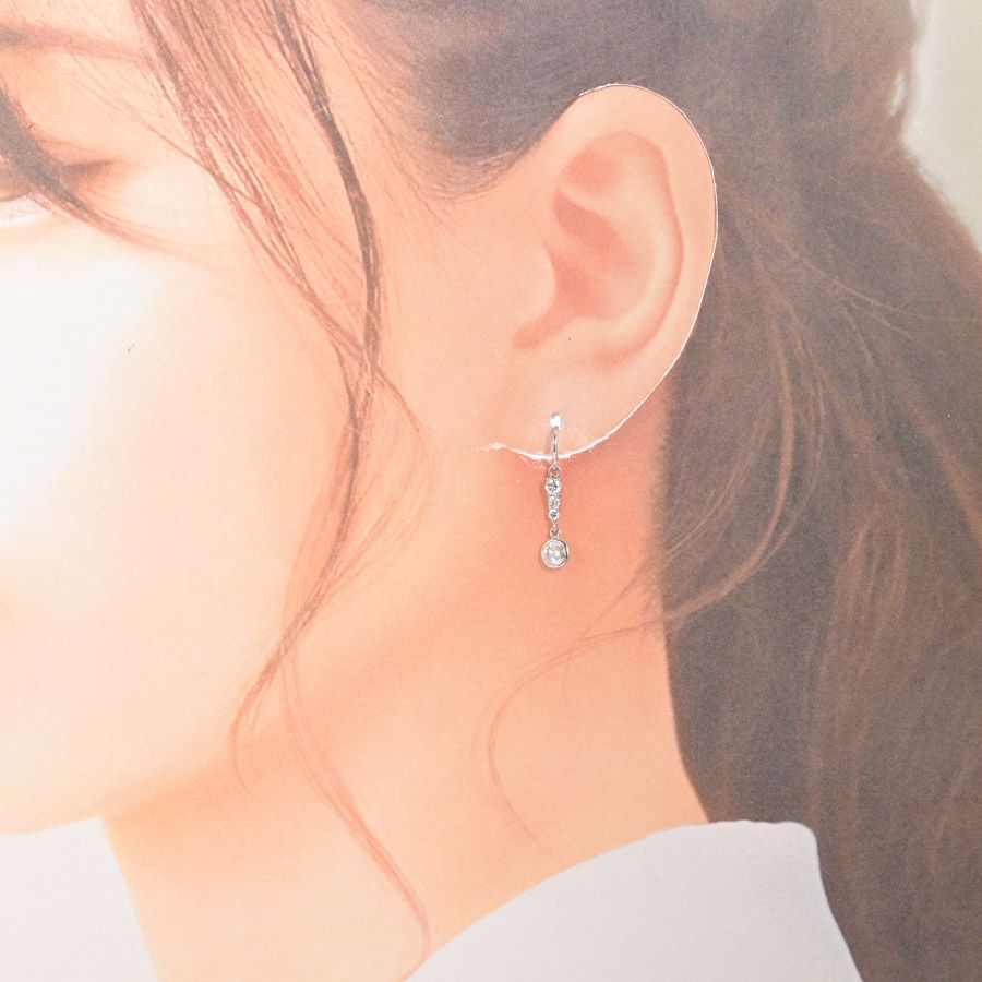 no-brand ノンブランドジュエリー ピアス ダイヤ ピアス - メルカリ