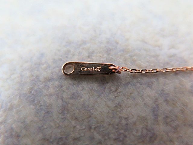 canal 4℃ シルバーネックレス オルゴールジュエリーBOX付き （星に願い