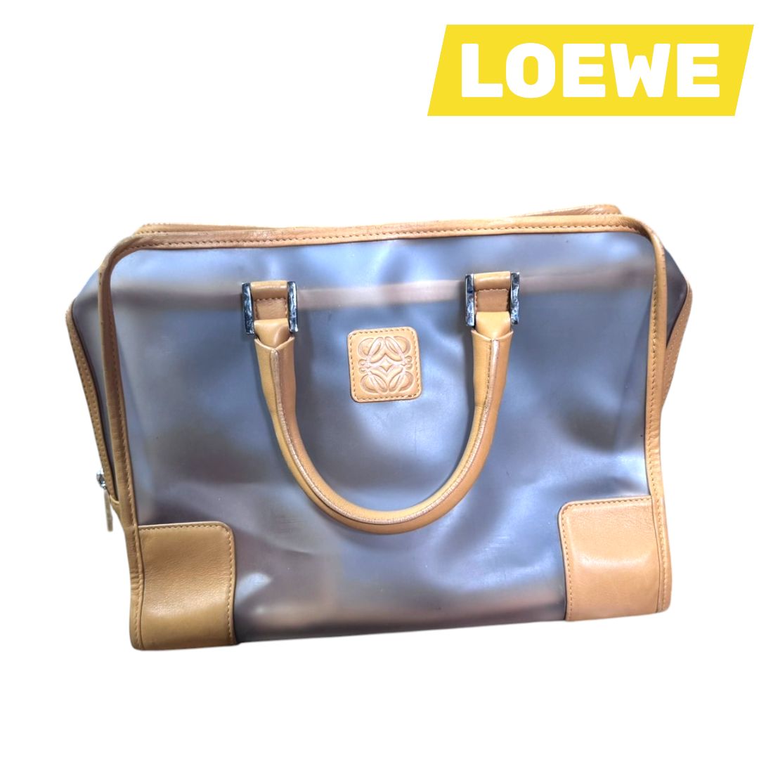LOEWE ロエベ アマソナ2000 限定 ビニール クリアバッグ ポーチ付