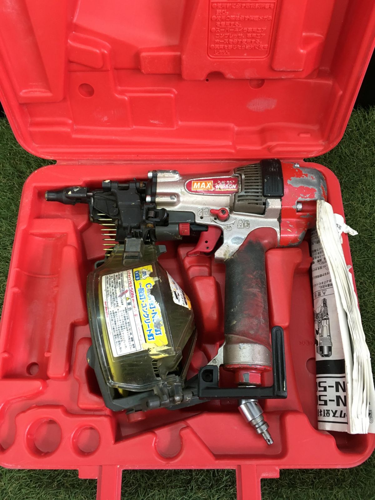 【中古品】【0906】50mm高圧釘打機 スーパーネイラ　ITS6WR6ZGWSY