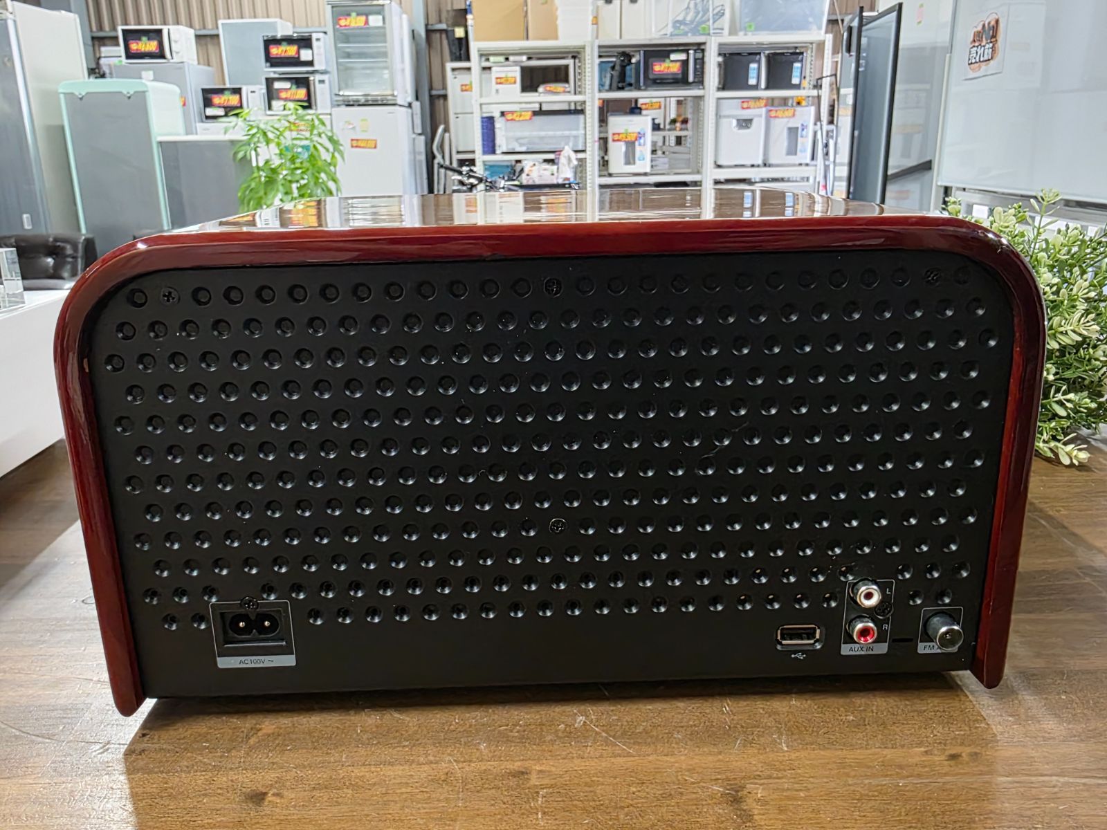 レトロデザイン・動作確認 清掃済】SANSUI Bluetooth対応 CDステレオ