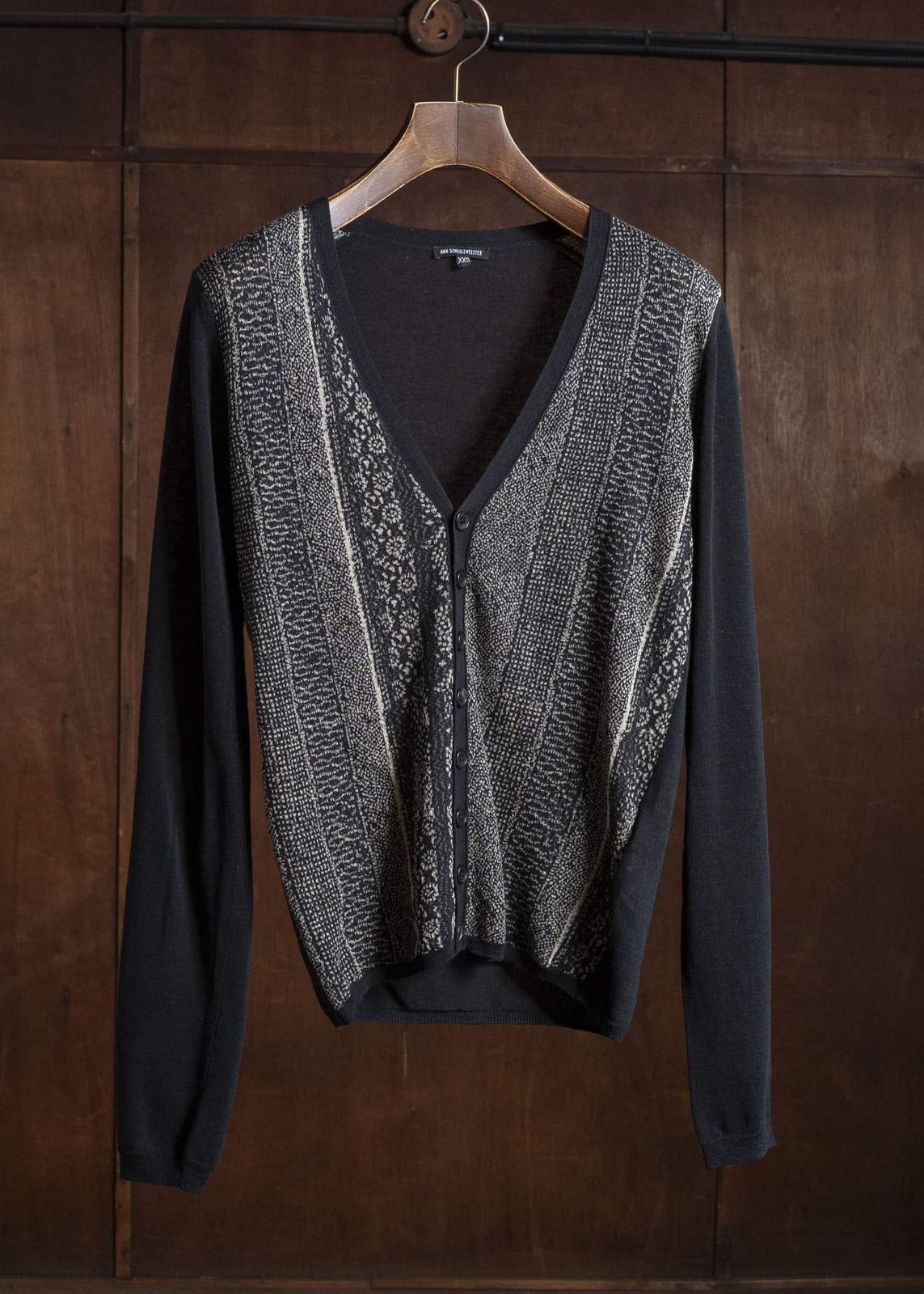 ANN DEMEULEMEESTER アンドゥムルメステール ジャガードニットカ