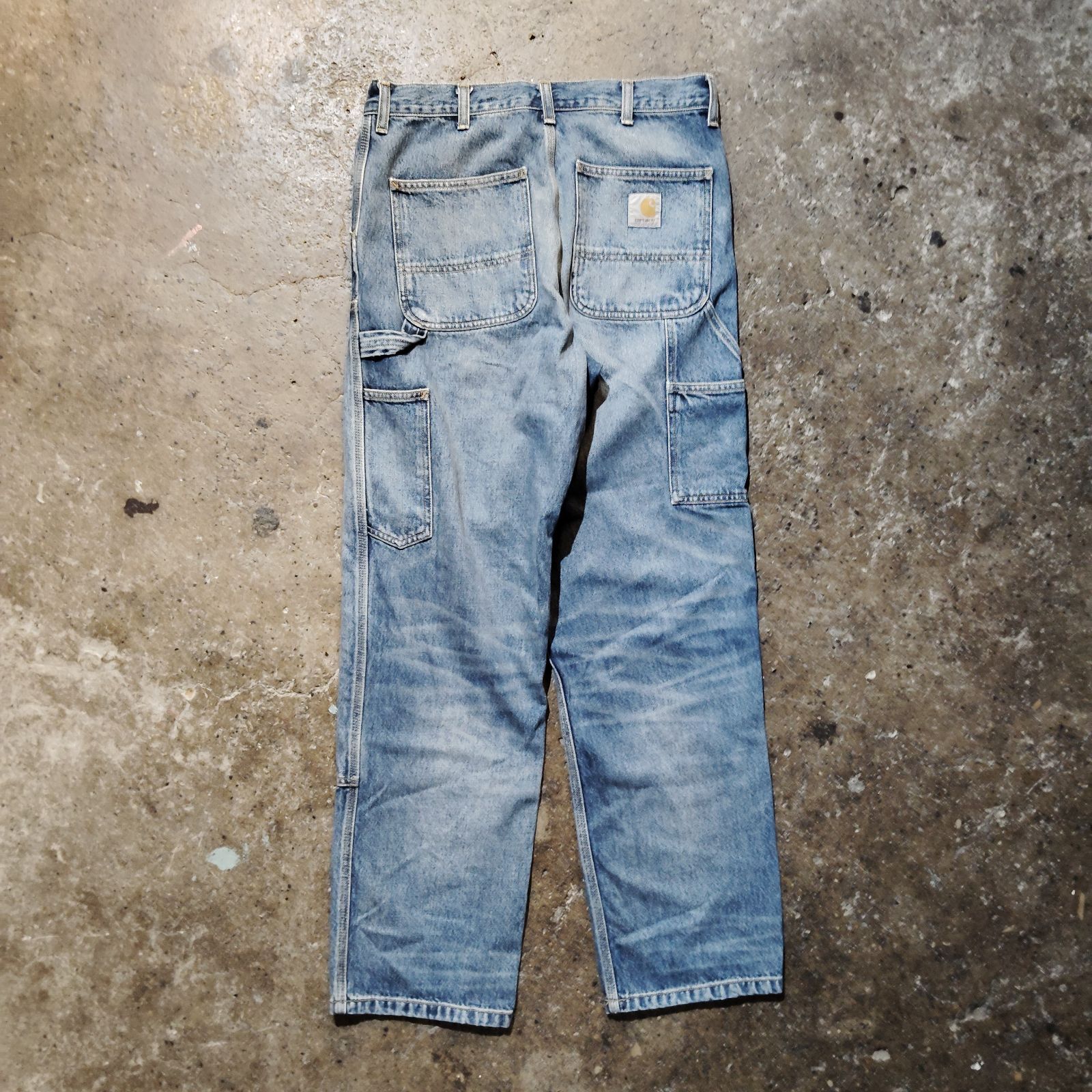 carhartt WIP Double Knee Pant Blue Stone Washed W30 L32 カーハート