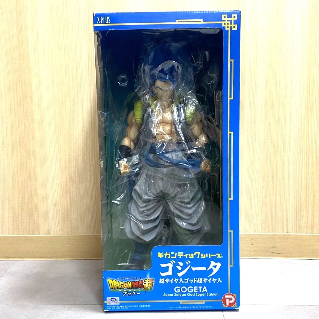 ★DRAGONBALL超 ドラゴンボールスーパー ブロリー ギガンティックシリーズ ゴジータ 超サイヤ人ゴッド超サイヤ人 GOGETA フィギュア 中古★008464