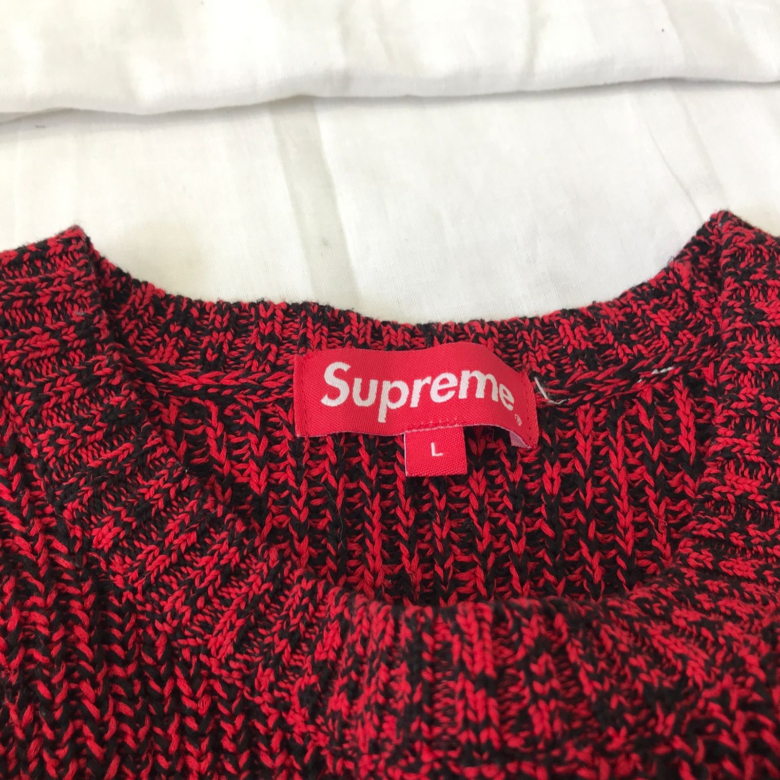 Supreme シュプリーム Melange Rib Knit Sweater メランジェ リブ