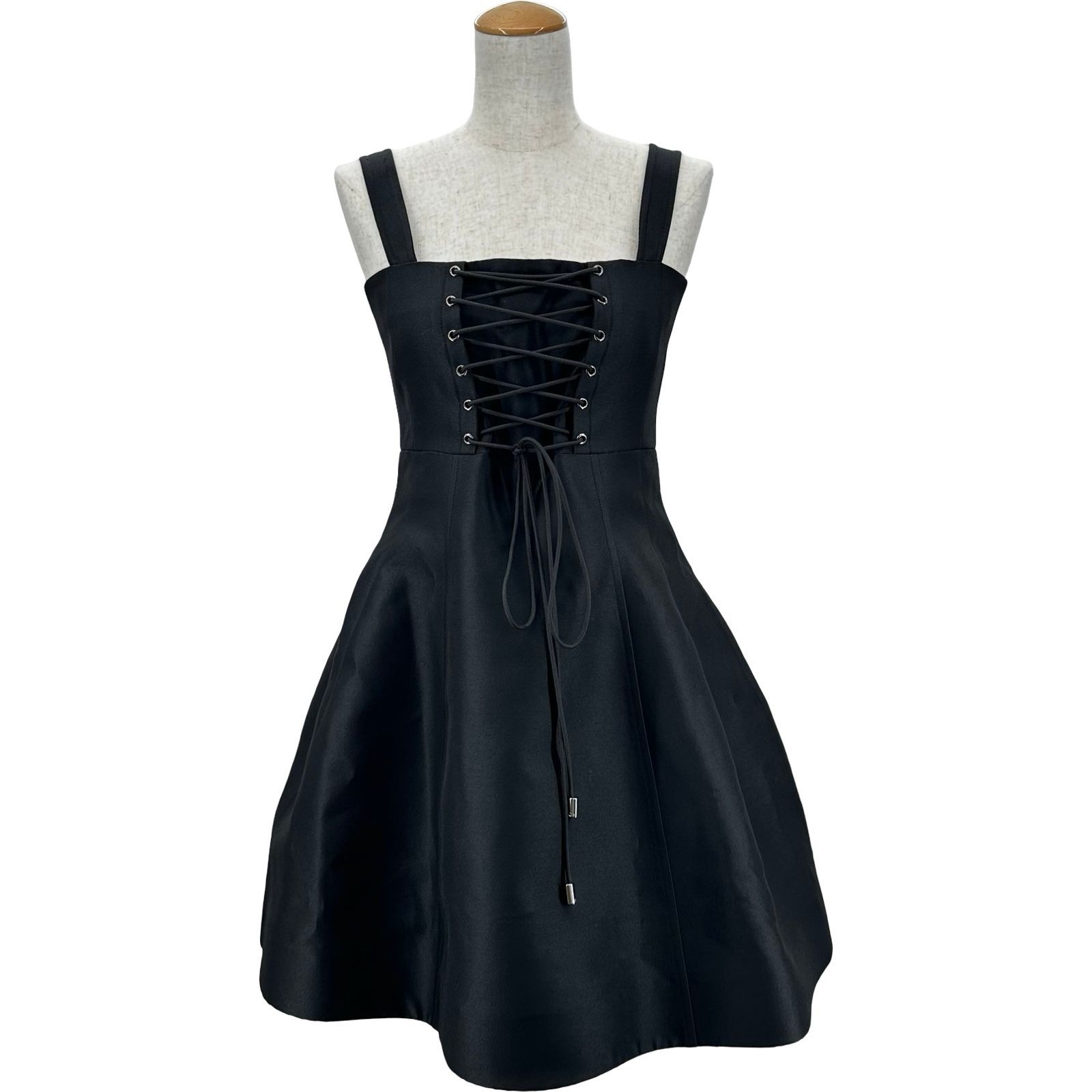 クリスチャン・ディオール Christian Dior シルク混レースアップ