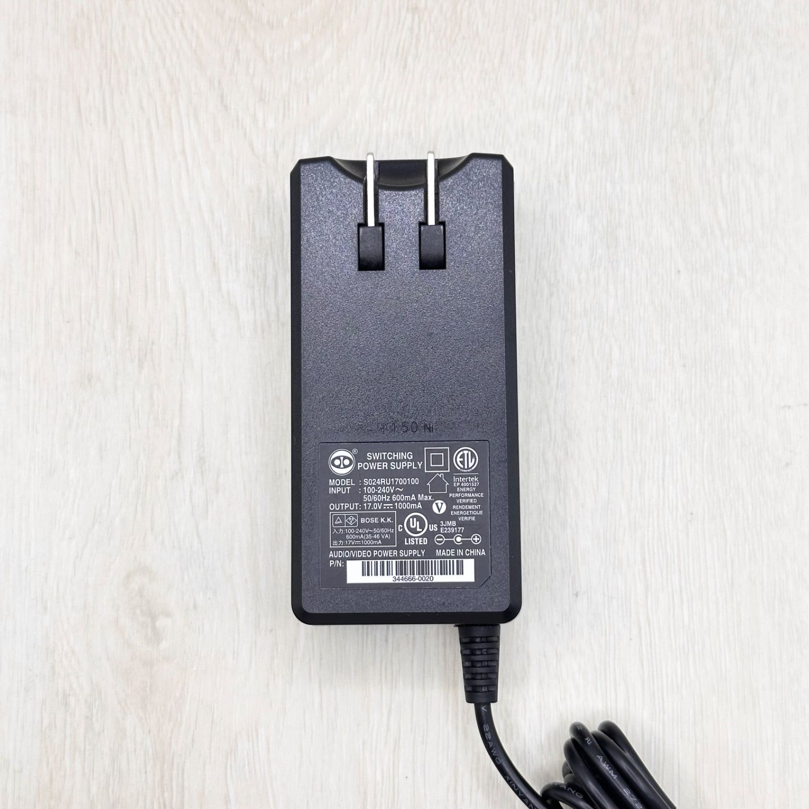 S024RU1700100 BOSE Bose ボーズ 純正 Bluetooth スピーカー 用 AC