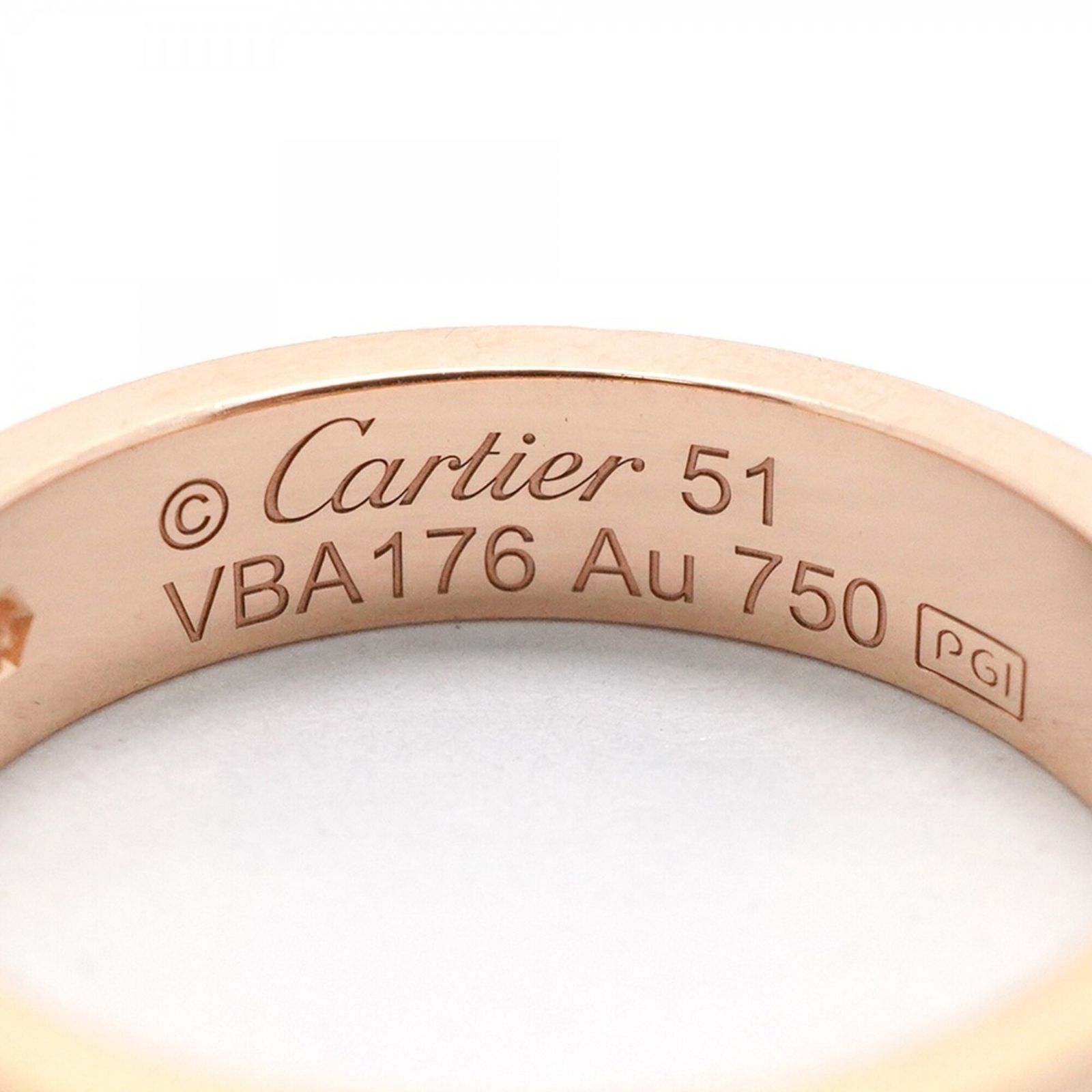 カルティエ(Cartier) カルティエ リング ミニラブ 1PD 18KPG ピンク