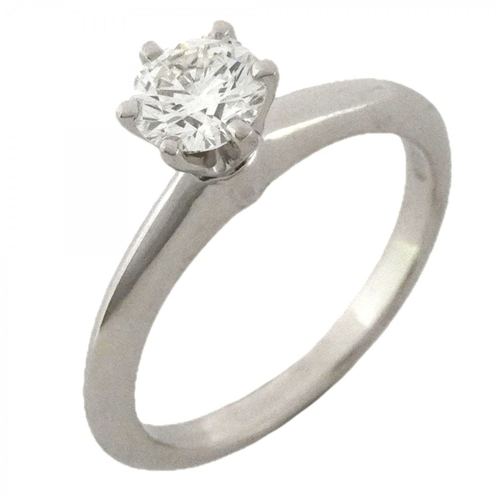 ティファニー(Tiffany) ティファニー リング ソリティア 1PD Pt950 プラチナ ダイヤモンド 0.37ct 5.5号レディース OP009948
