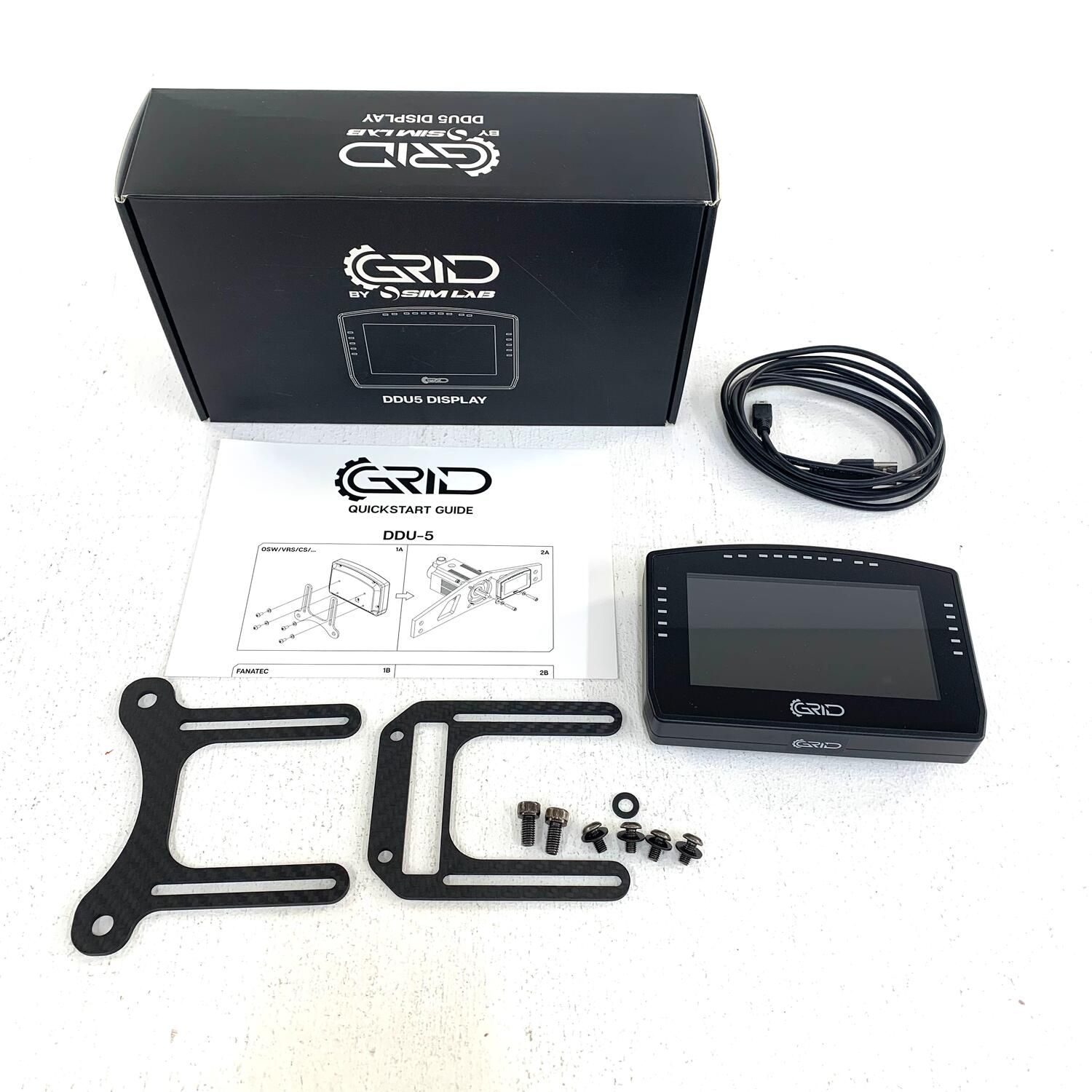 【★加古川物流】中古 GRID Display DDU-5　BY SIM LAB 外付けダッシュディスプレイ シムレーシング レースシミュレーター °【404】