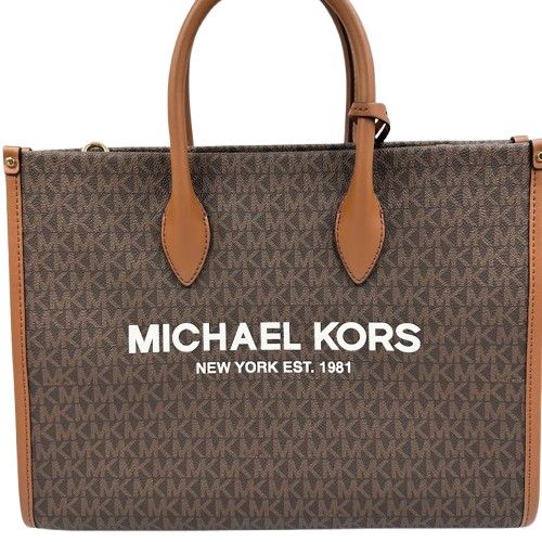 MICHAEL KORS マイケルコース トートバッグ 総柄　ブラウン