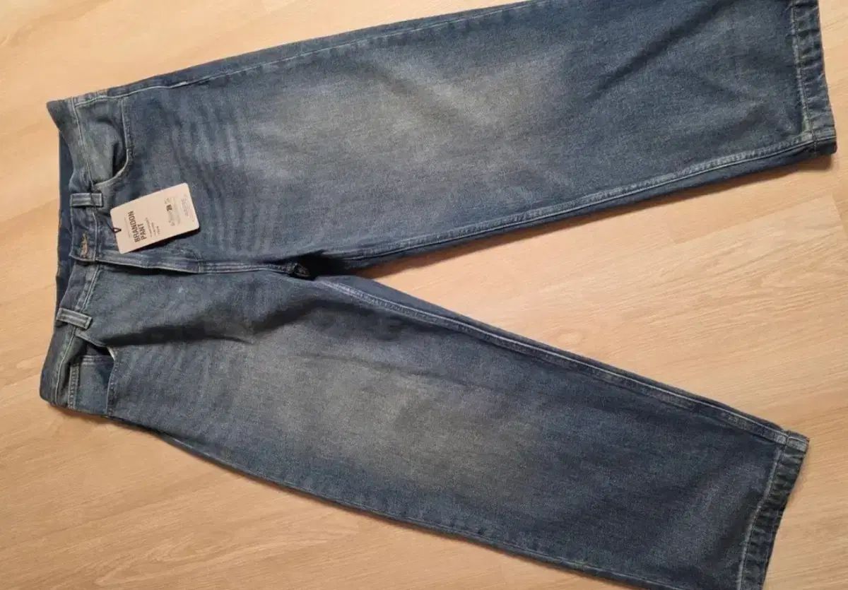 Carhartt カーハート ブラン ドン スミス スミス ブルー 青 윈 ユーズド ウォッシュ 洗い加工 パンツ ズボン L サイズ 新品 未使用