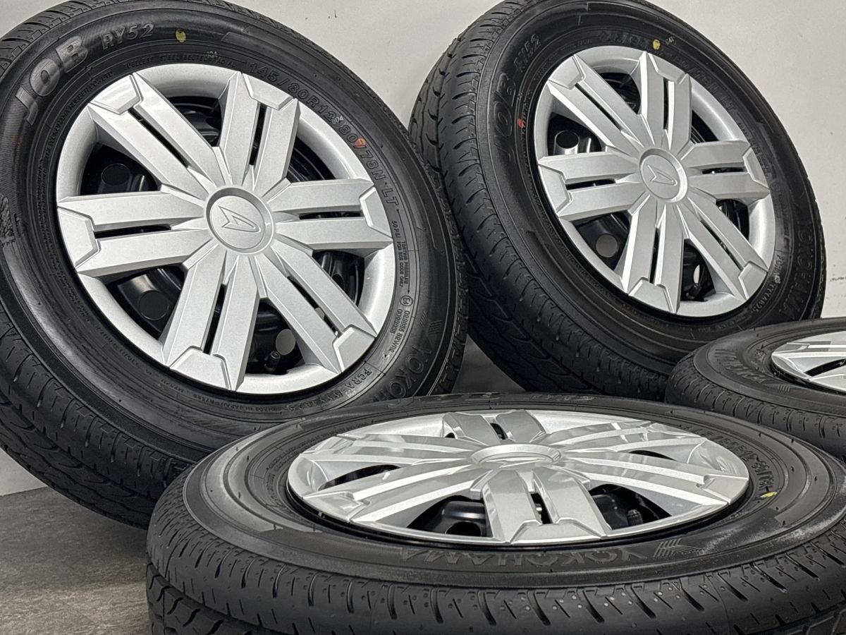 車 ダイハツアトレー純正ホイール＆タイヤ4本セット 新車外し 美品 12 