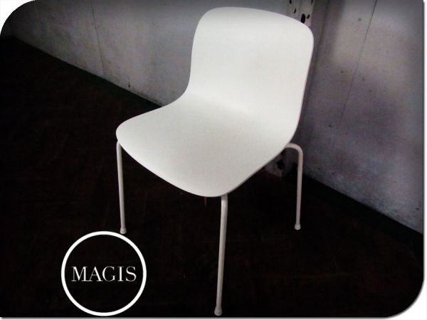 ■展示品■未使用品■MAGIS/マジス■高級■SD2382■TROY/トロイ■4legs■white■マルセル・ワンダース■チェア■6.3万■yyk434k 23,328円