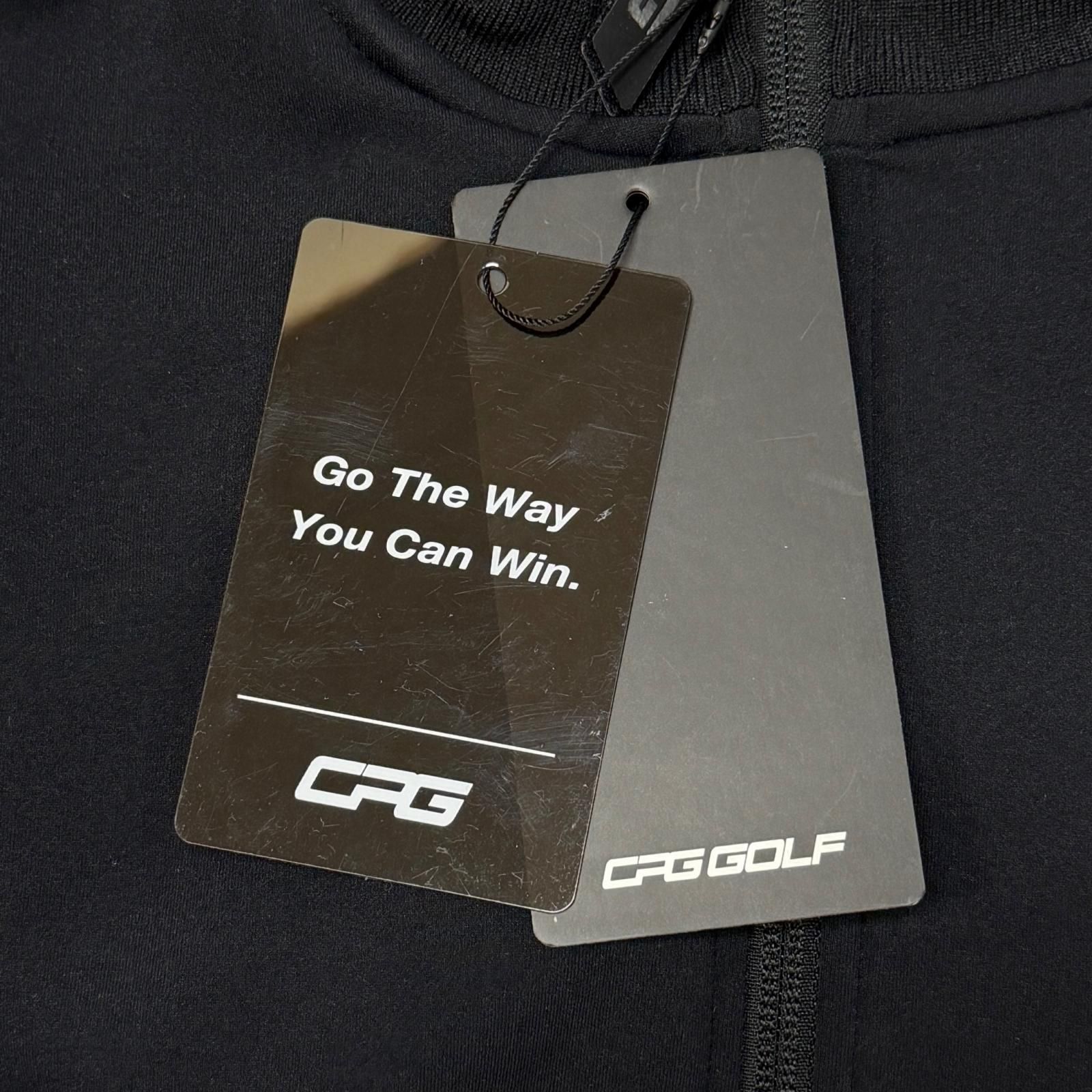 参考上代35200円 未使用 CPG GOLF ZIPストレッチトラックジャケット