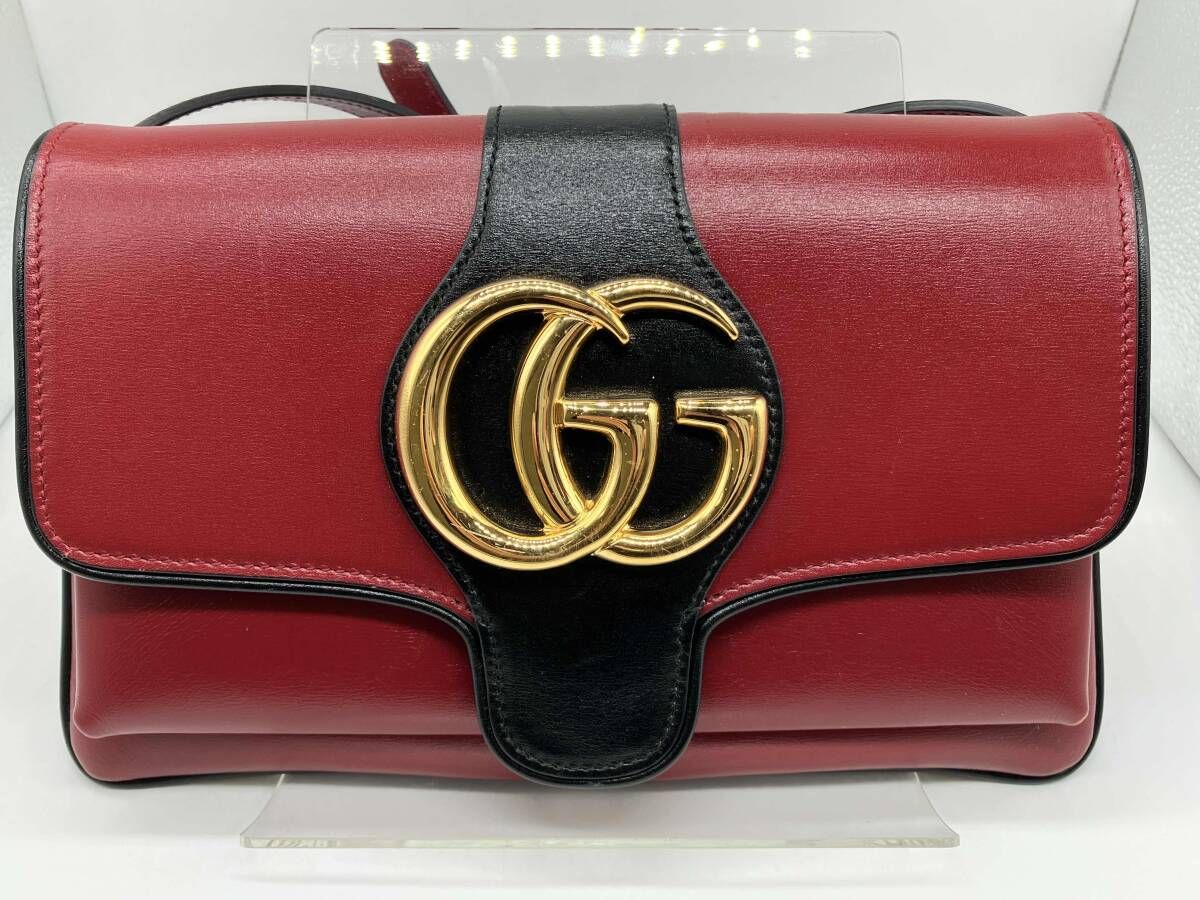 GUCCIグッチ ショルダーバッグ GGマーモント 赤 550129