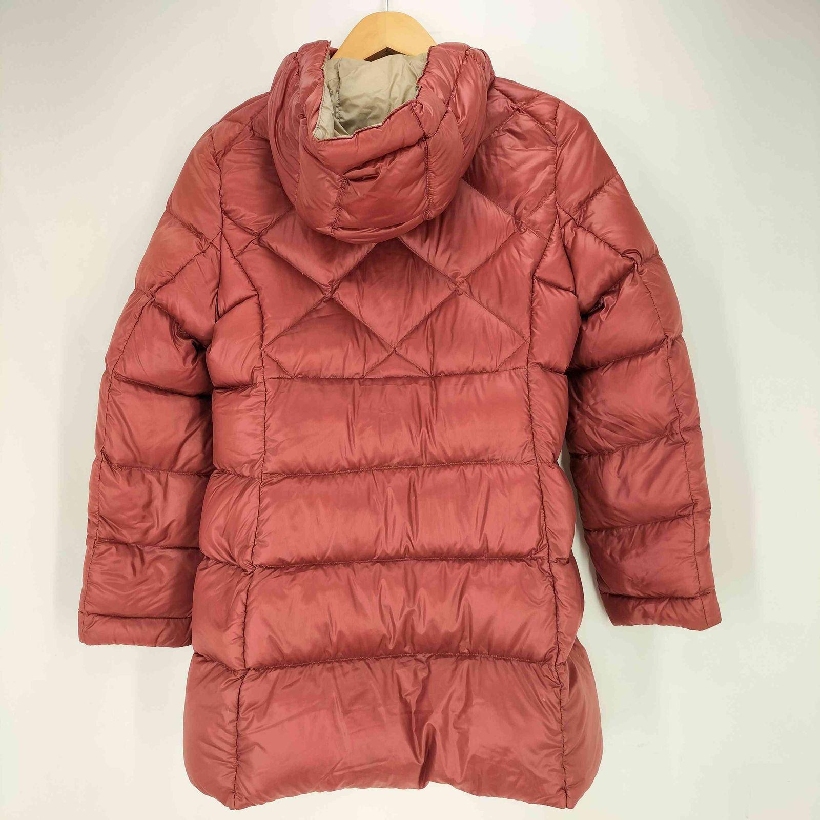 Eddie Bauer フーディーダウンコート EB900 ミドル ブラック M エディーバウアー Eddie Bauer EB900 ダブルジップ フーディダウン