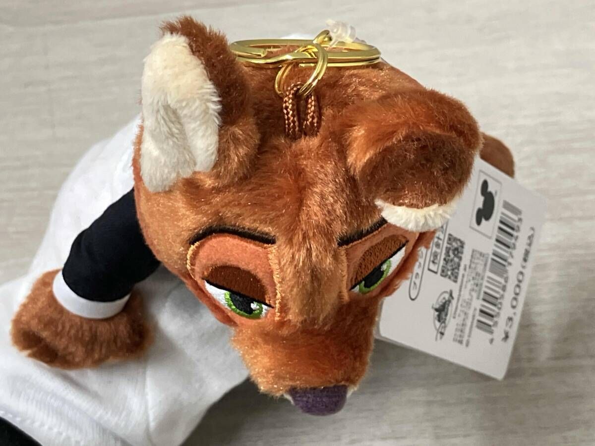 ニック・ワイルド タキシード ぬいぐるみキーチェーン ディズニー