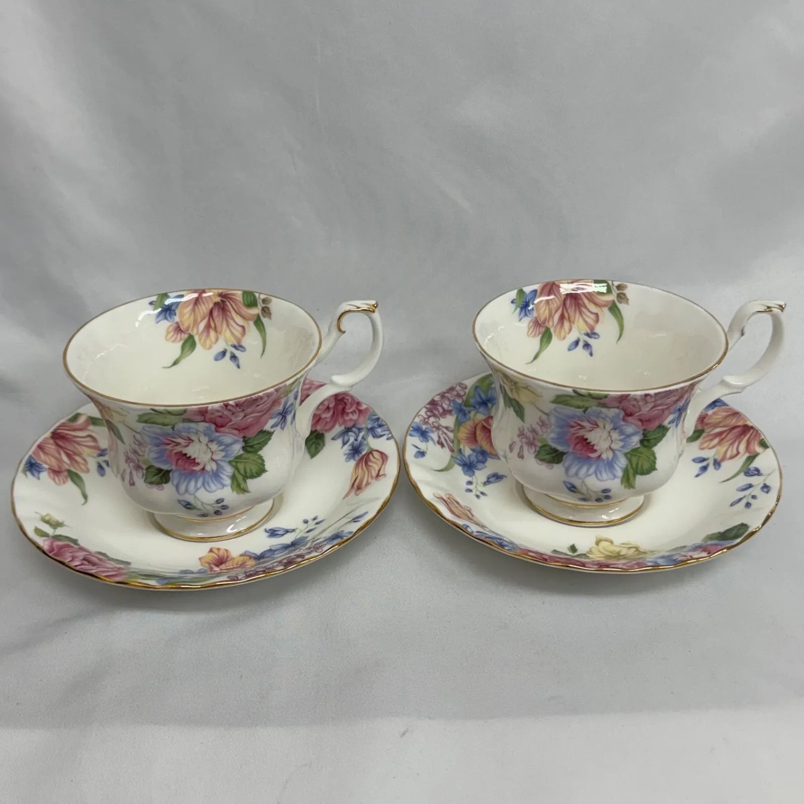 ロイヤルアルバート ベアトリス Royal Albert Beatrice カップ＆ソーサー 2組セット 食器 花柄