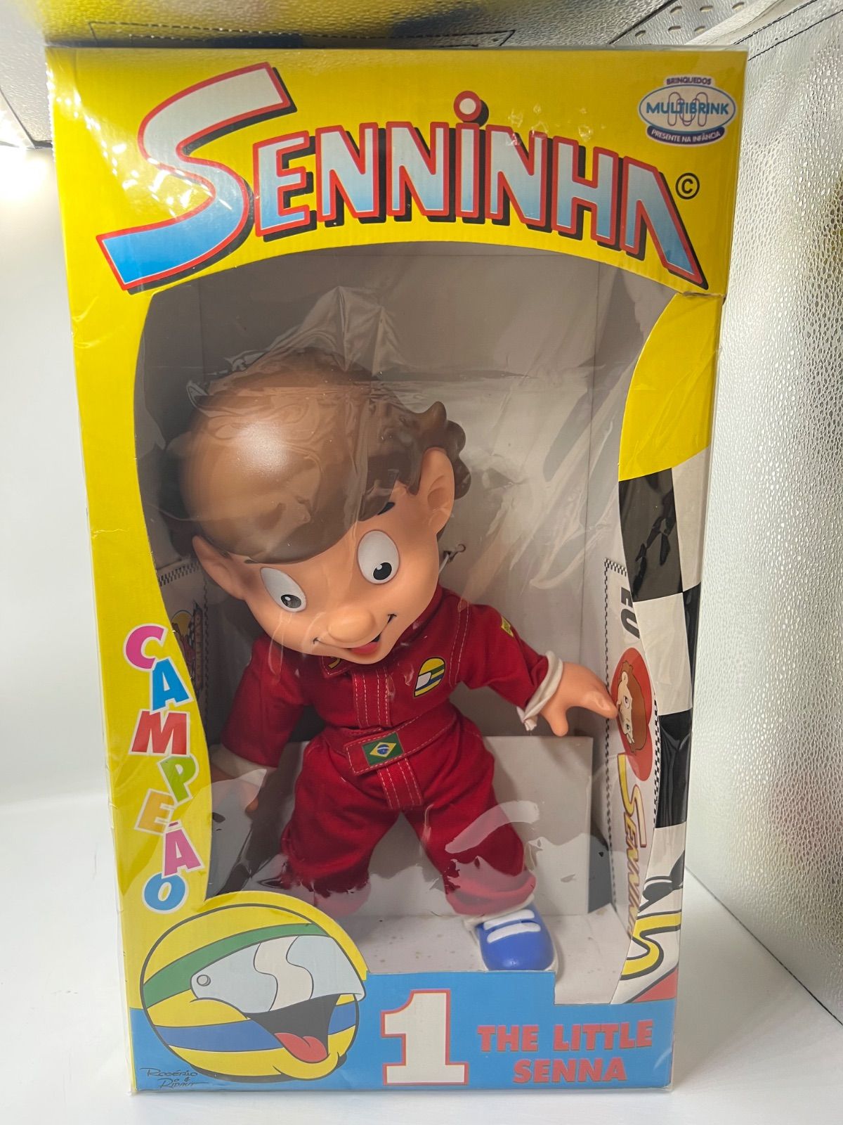 セニーニャ アイルトン・セナ 人形 F1 新品未使用】アイルトン セナ セニーニャ 人形 F1 キャラクターグッツ