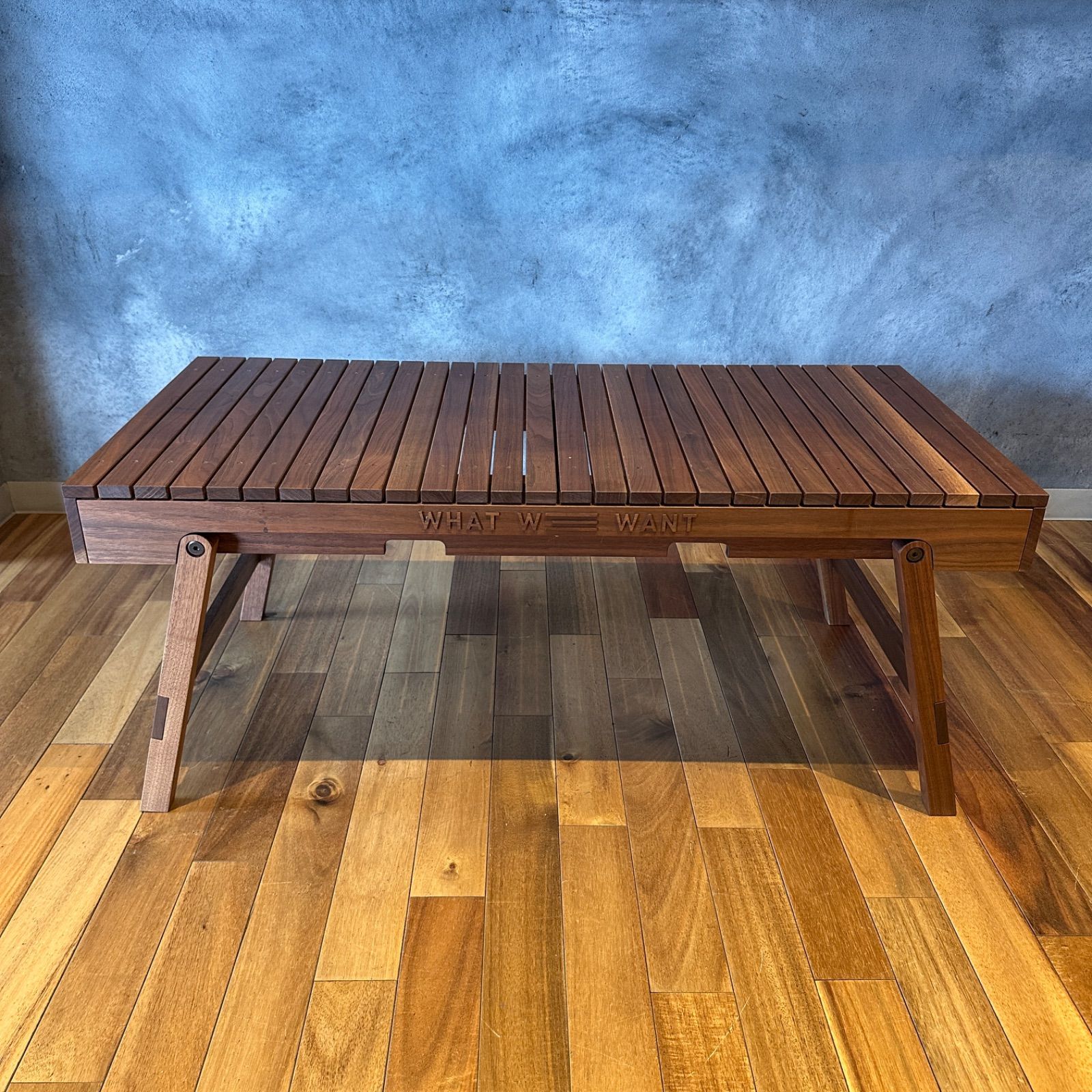 専用ケース付 】WHAT WE WANT EXTENSIONTABLE WALNUT ワットウィー