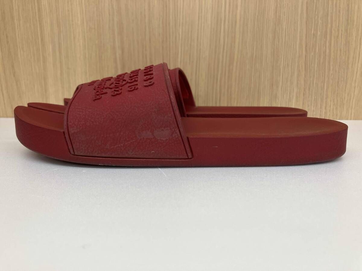 Maison Margielaメゾンマルジェラ Tabi タビ ラバーサンダル EUR40 レッド 通年