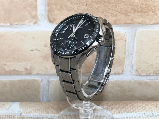 【中古】 SEIKO セイコー 腕時計 ソーラー電波時計 SAGA233 シルバー 111456443
