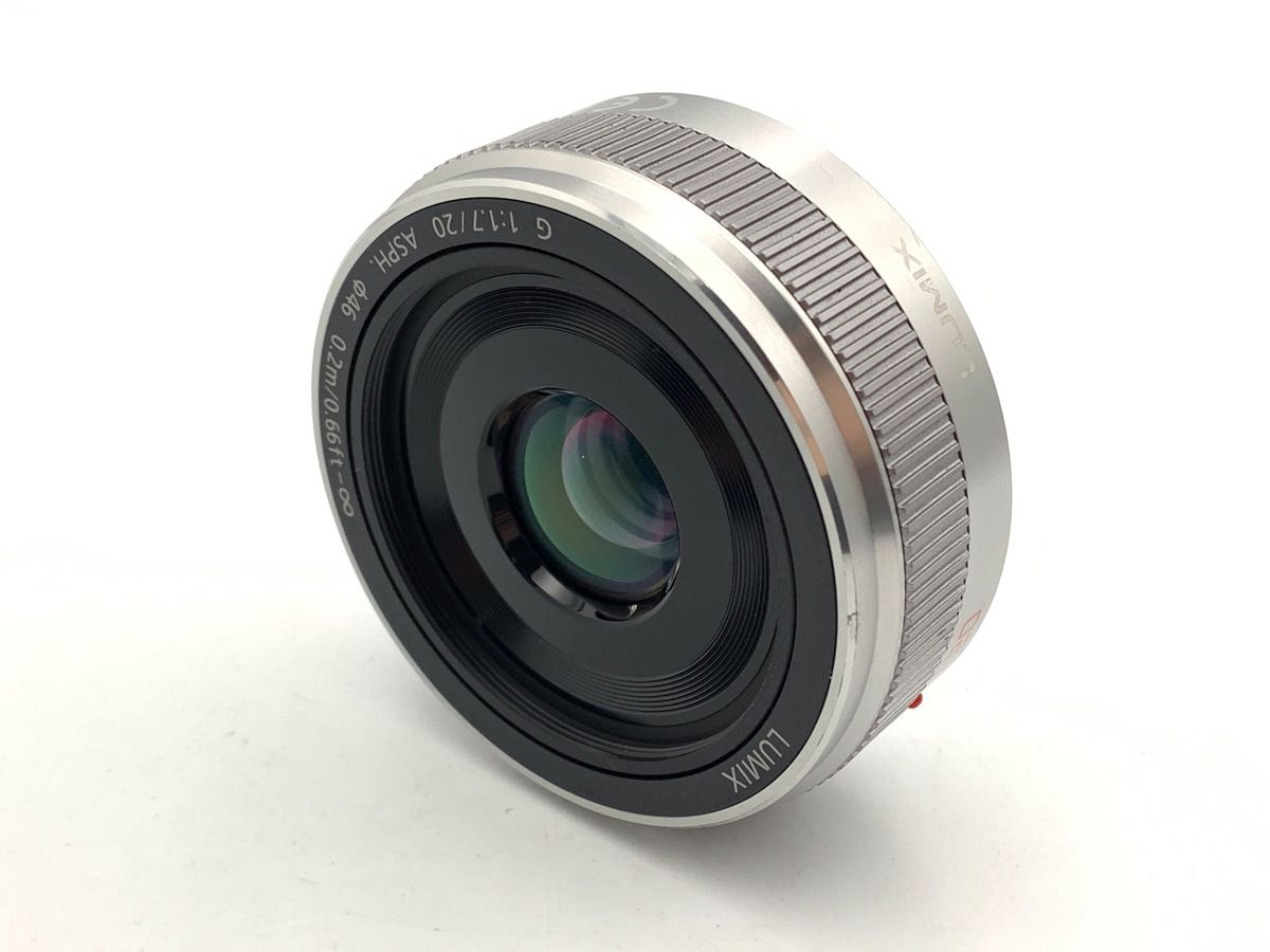 【中古】 【難あり品】 パナソニック LUMIX G 20mm F1.7 II ASPH. [H-H020A] シルバー