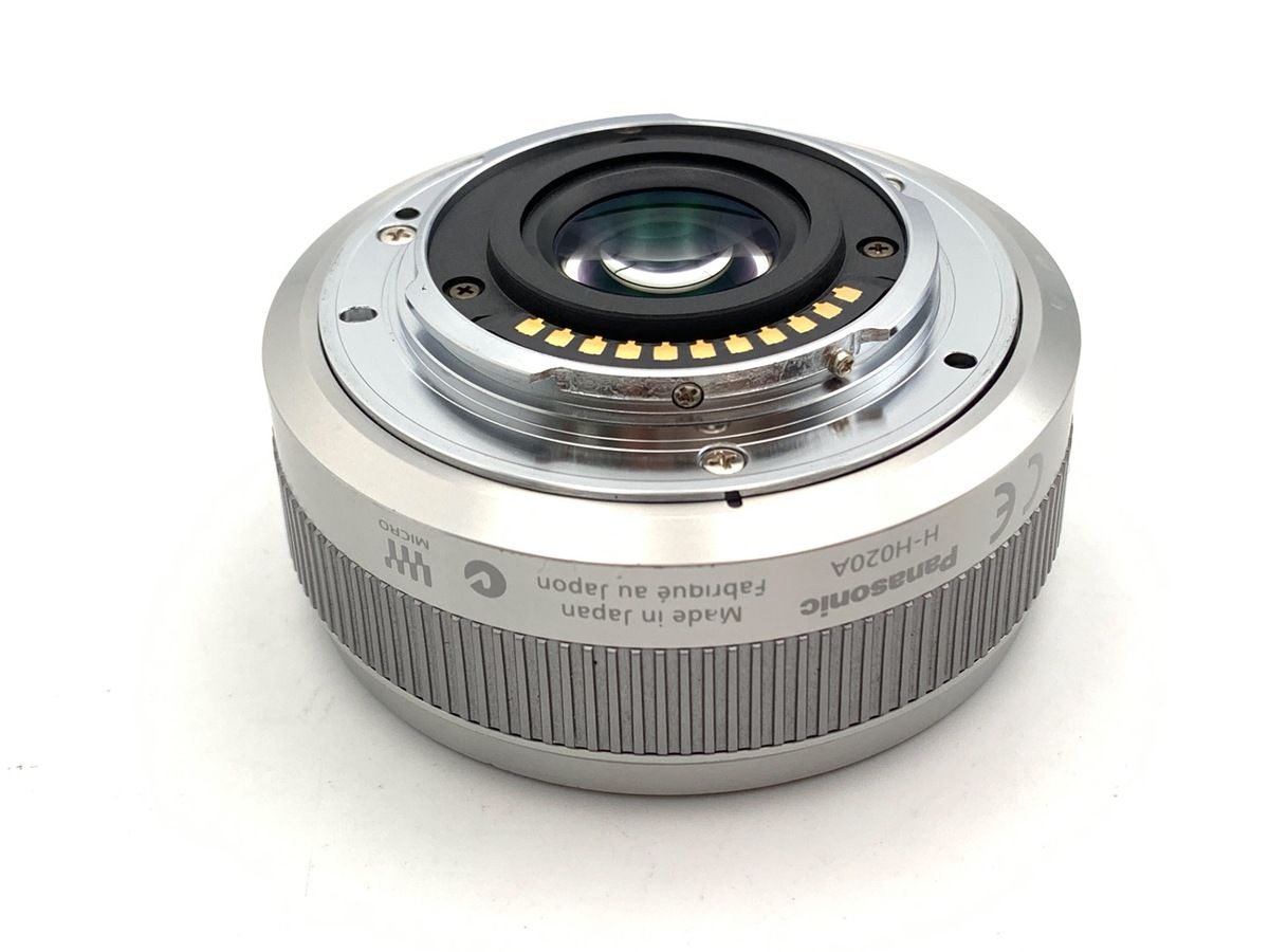 【中古】 【難あり品】 パナソニック LUMIX G 20mm F1.7 II ASPH. [H-H020A] シルバー