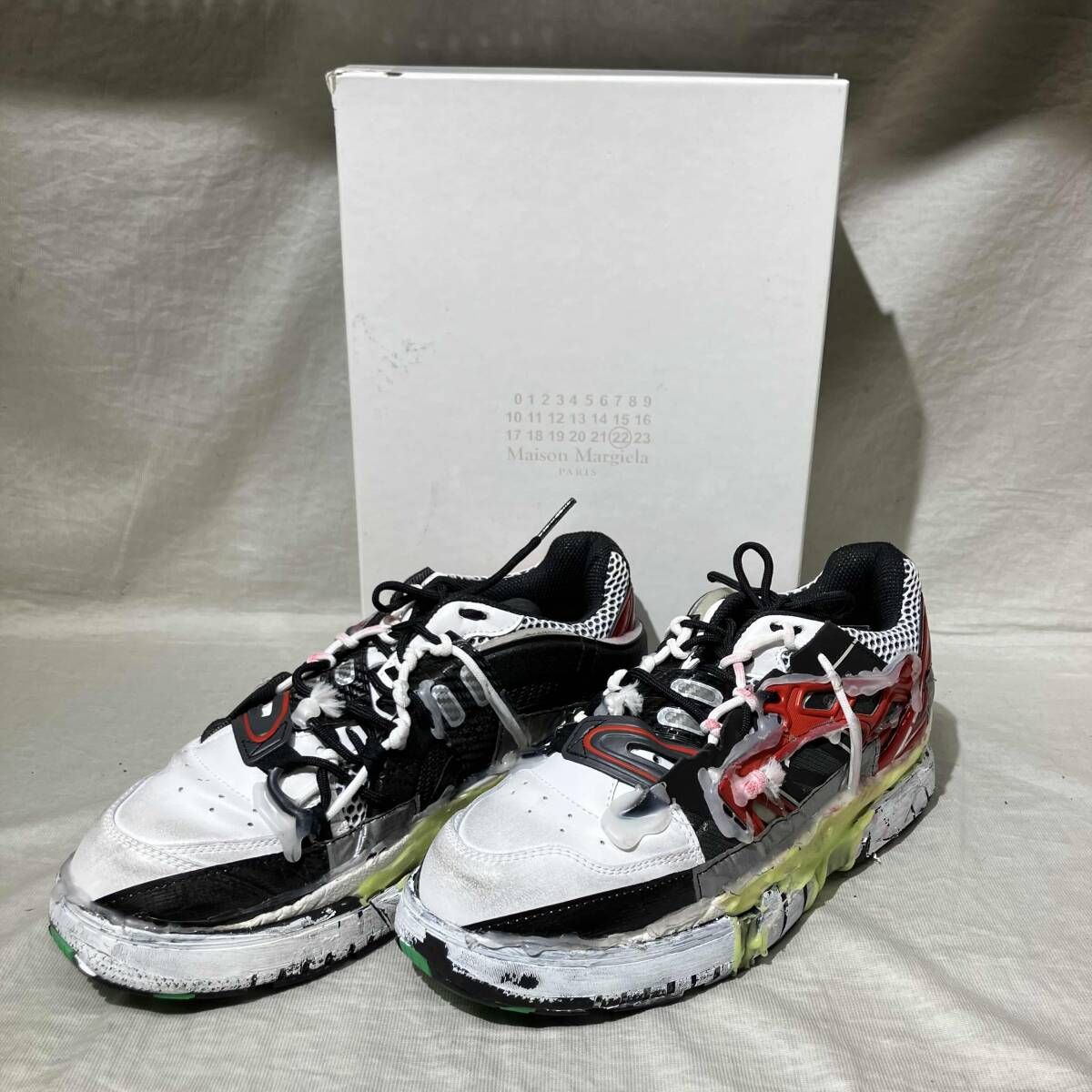 18aw Maison Margiela 22 スニーカー Fusion Low Top サイズ43