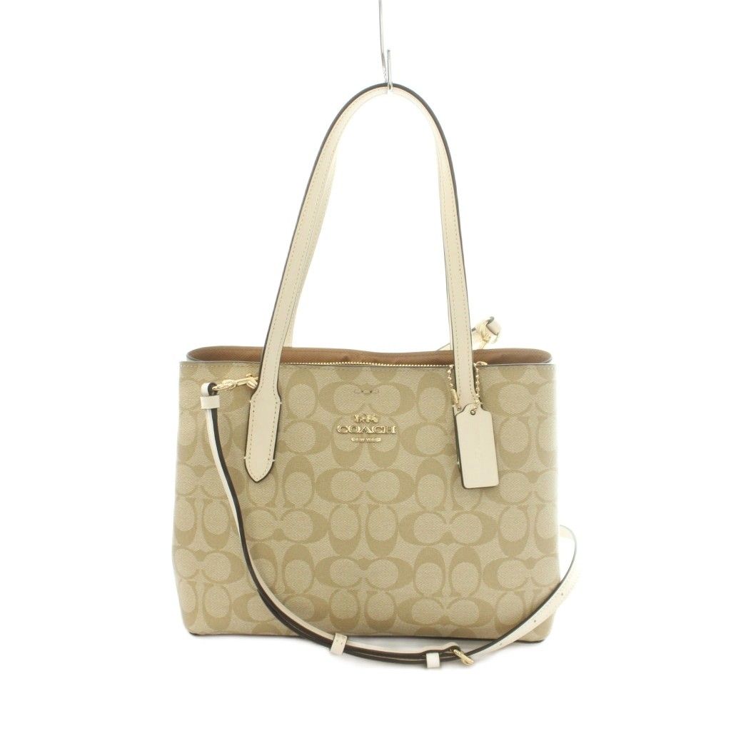コーチ COACH 2WAY ショルダーバッグ ハンドバッグ シグネチャー柄
