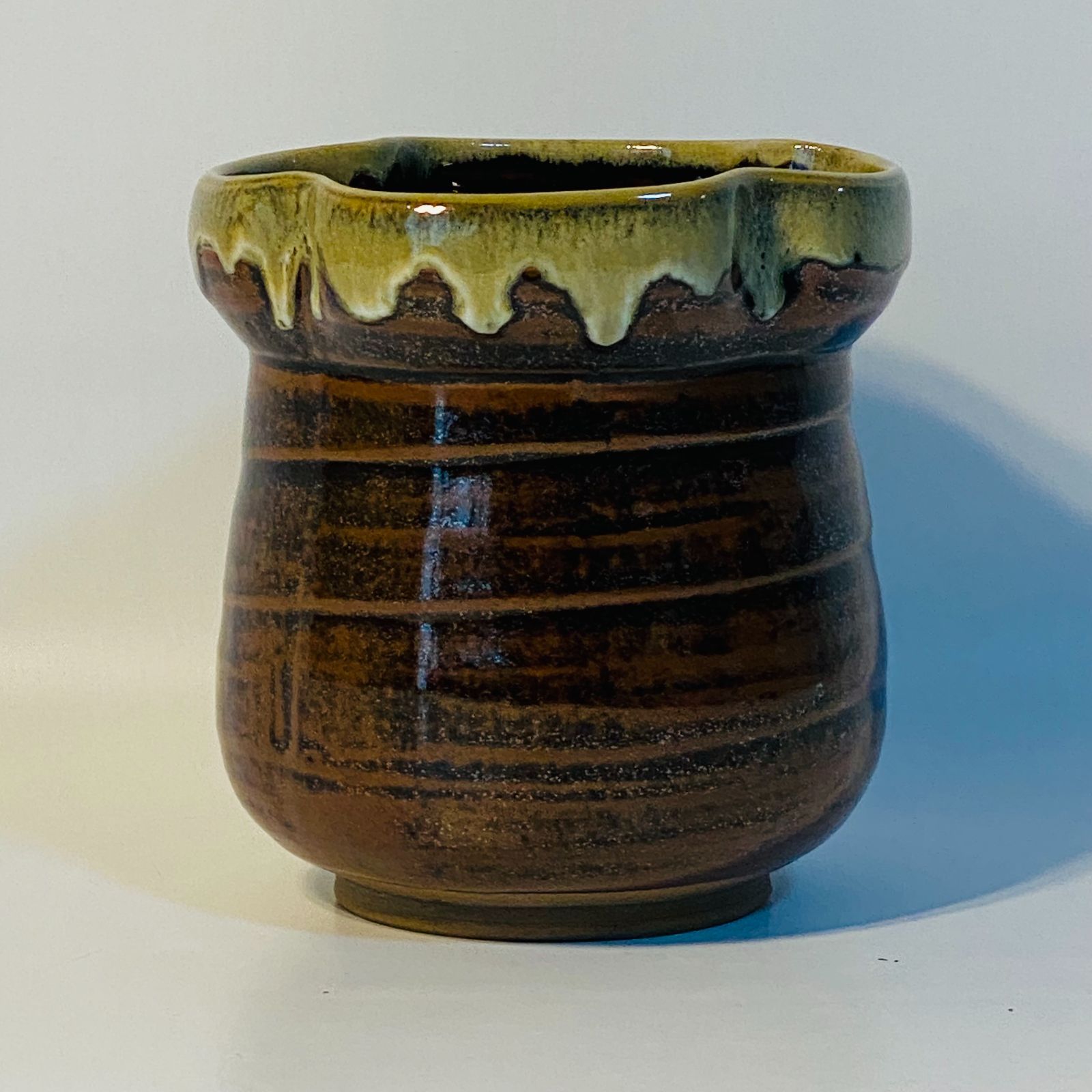水盤(65cm)華道具　茶道　池坊　変形花器　生け花　小原　草月　花瓶　自由花 安野焼 水盤 茶四葉 花器 花瓶 華道 花道 お花 生け花 水器 花立 花入