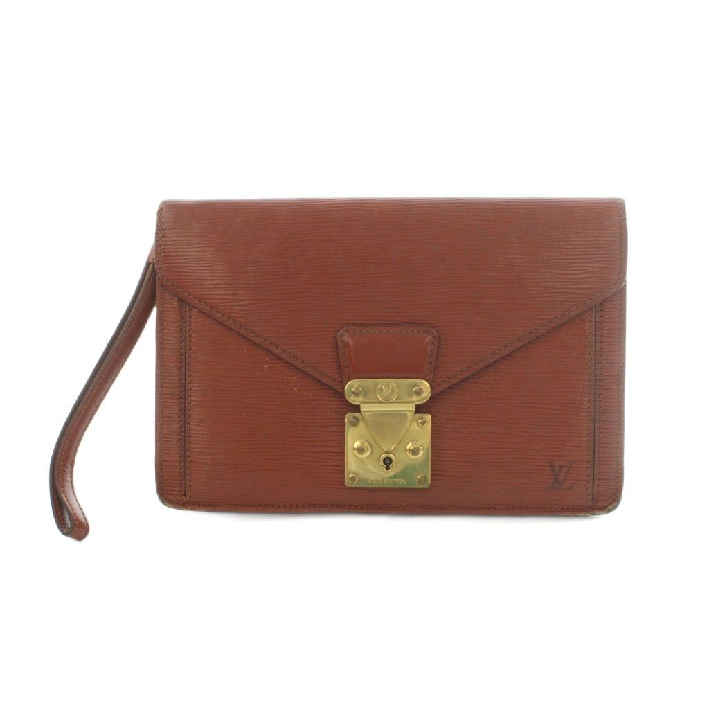 ルイヴィトン LOUIS VUITTON ポシェット セリエドラゴンヌ エピ クラッチバッグ セカンドバッグ レザー 茶 ブラウン M52613 /MI ■OS ■OH