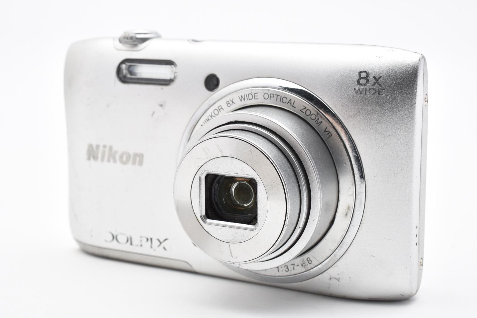 ☆動作品☆ ニコン Nikon COOLPIX S3600 シルバー コンパクトデジタル