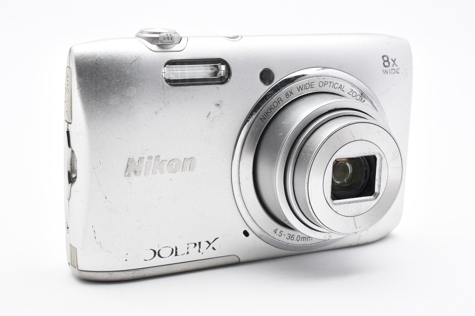 ☆動作品☆ ニコン Nikon COOLPIX S3600 シルバー コンパクトデジタル