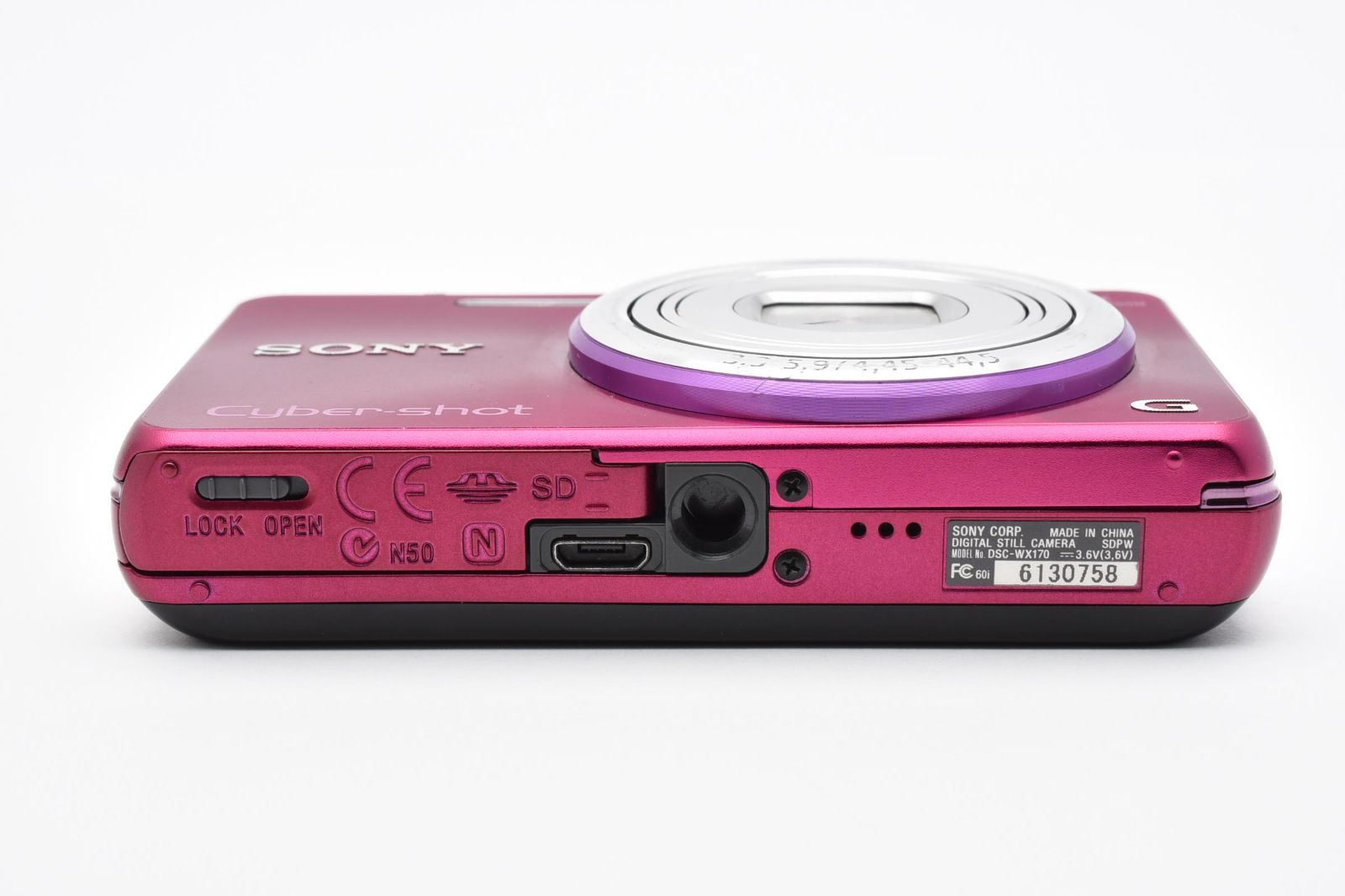 ☆良品☆ ソニー SONY Cyber-shot DSC-WX170 ピンク コンパクト