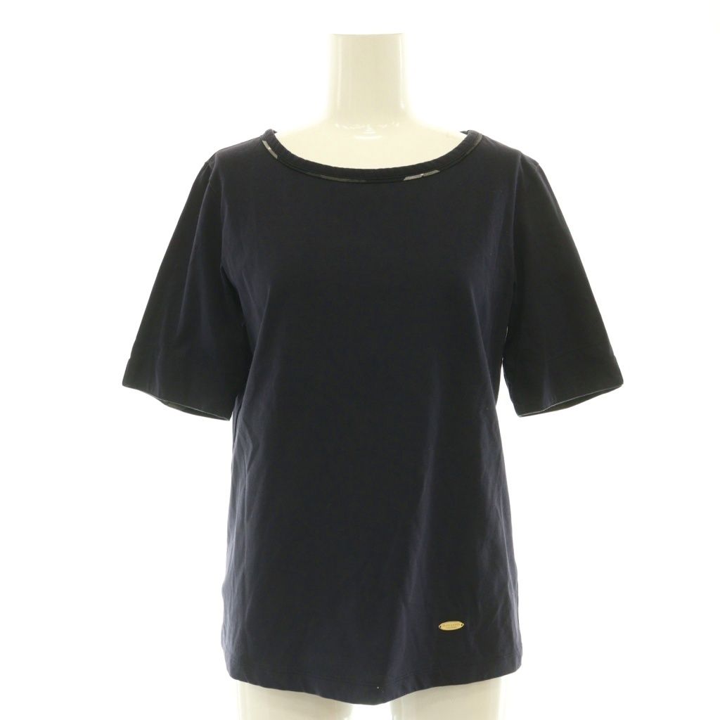 ②【新品】ブルーレーベルクレストブリッジ☆カットソー☆ネイビー☆38 ブルーレーベルクレストブリッジ BLUE LABEL CRESTBRIDGE Tシャツ