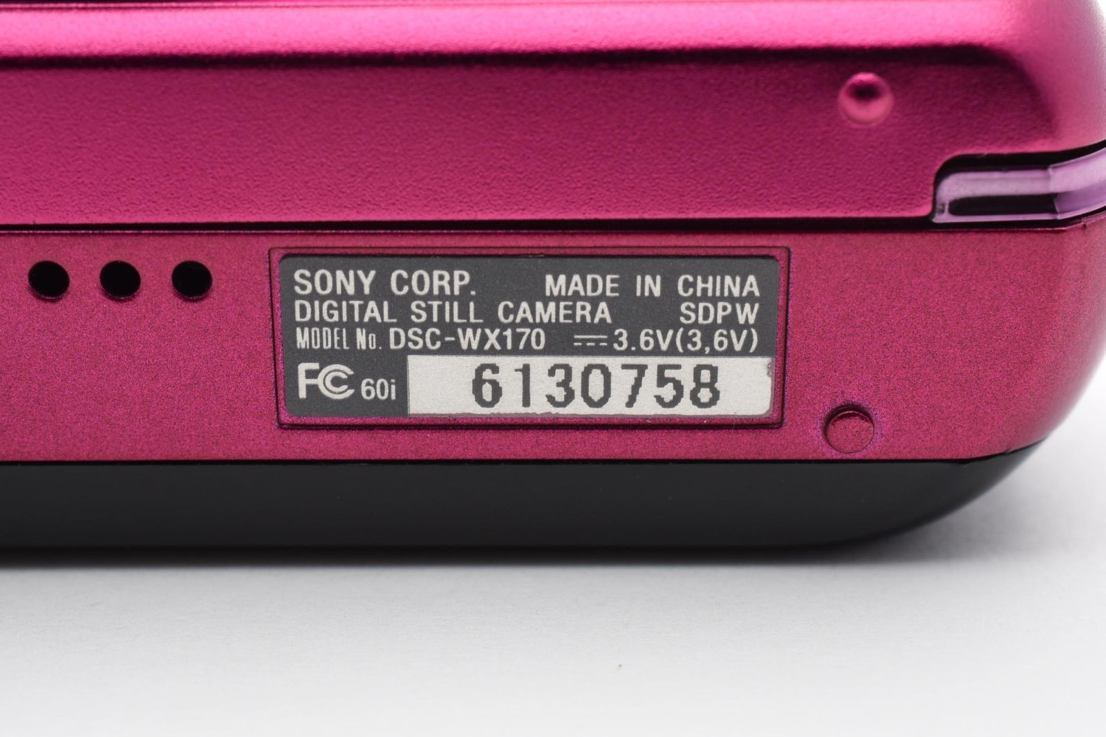 ☆良品☆ ソニー SONY Cyber-shot DSC-WX170 ピンク コンパクト