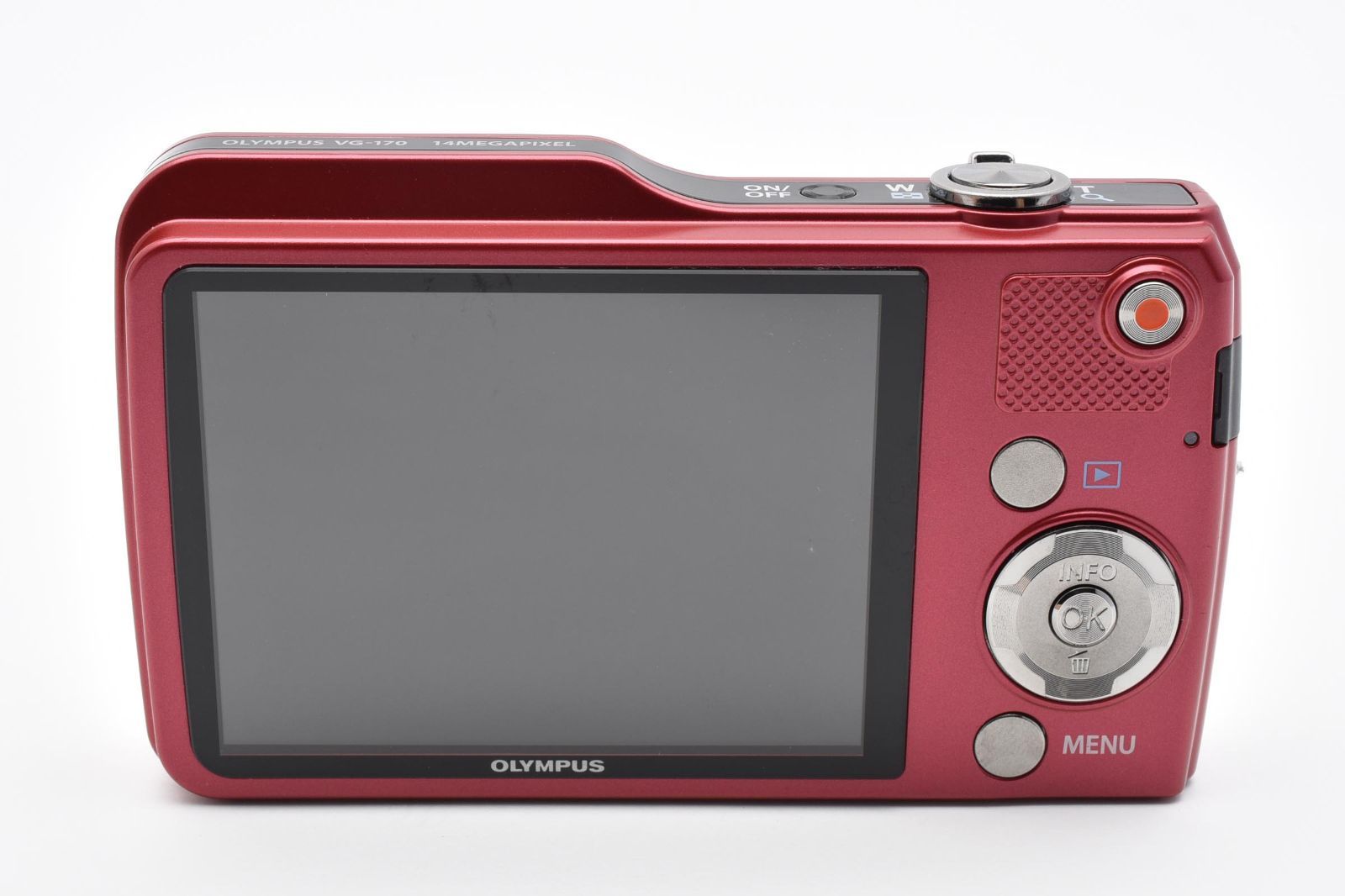☆極上品☆ オリンパス OLYMPUS VG-170 レッド コンパクトデジカメ