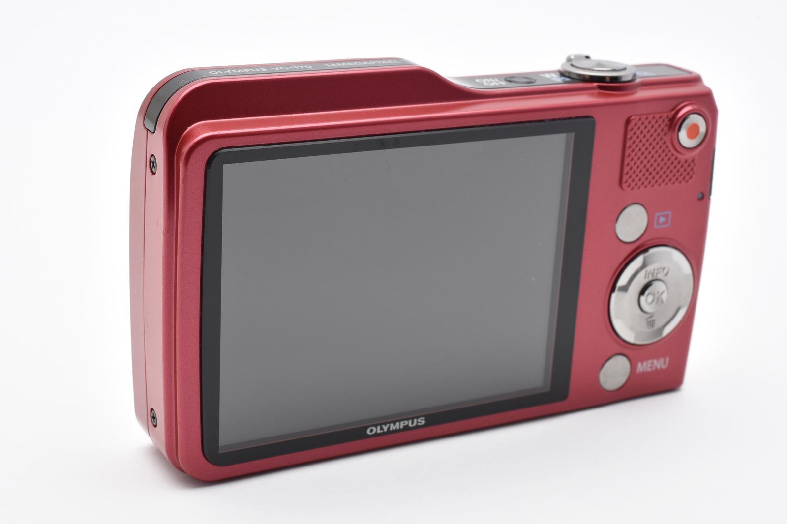 ☆極上品☆ オリンパス OLYMPUS VG-170 レッド コンパクトデジカメ