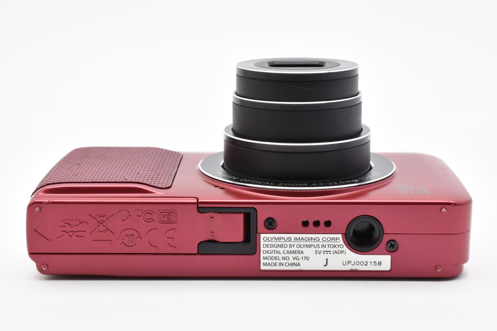 ☆極上品☆ オリンパス OLYMPUS VG-170 レッド コンパクトデジカメ