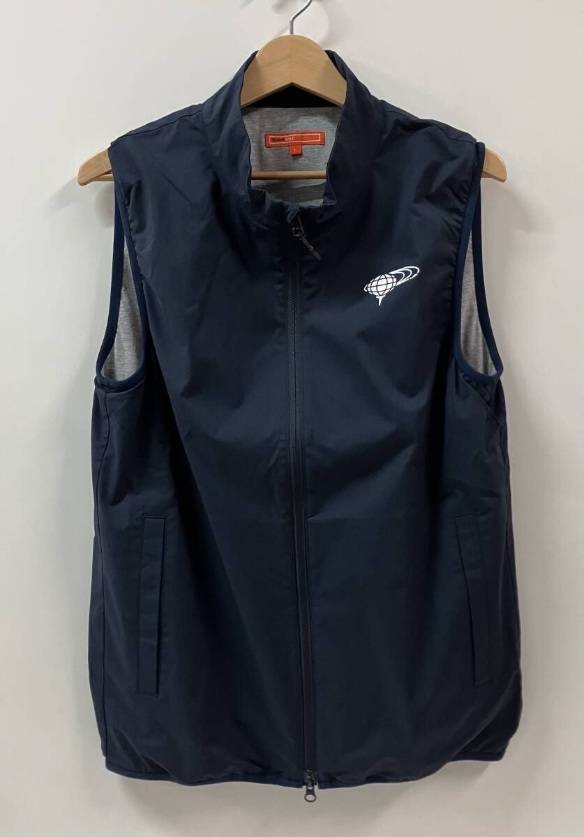 【新品】BEAMS GOLF ジャージ ジップベスト（NAVY） BEAMS ビームス ベスト GOLF 82-06-0049-336 ジップ ナイロン セレクト