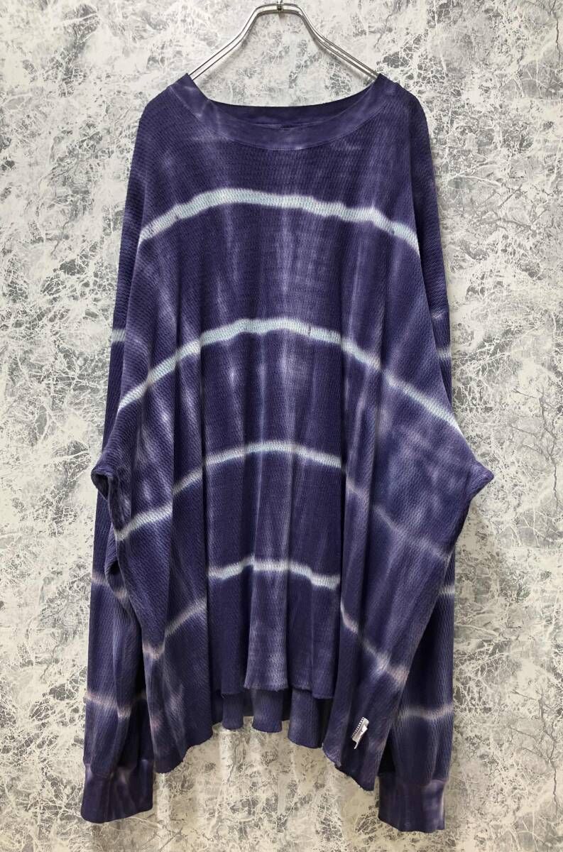 DAIRIKU / ダイリク 2021SS Tie-Dye Thearmal Tee パープル系 サイズL